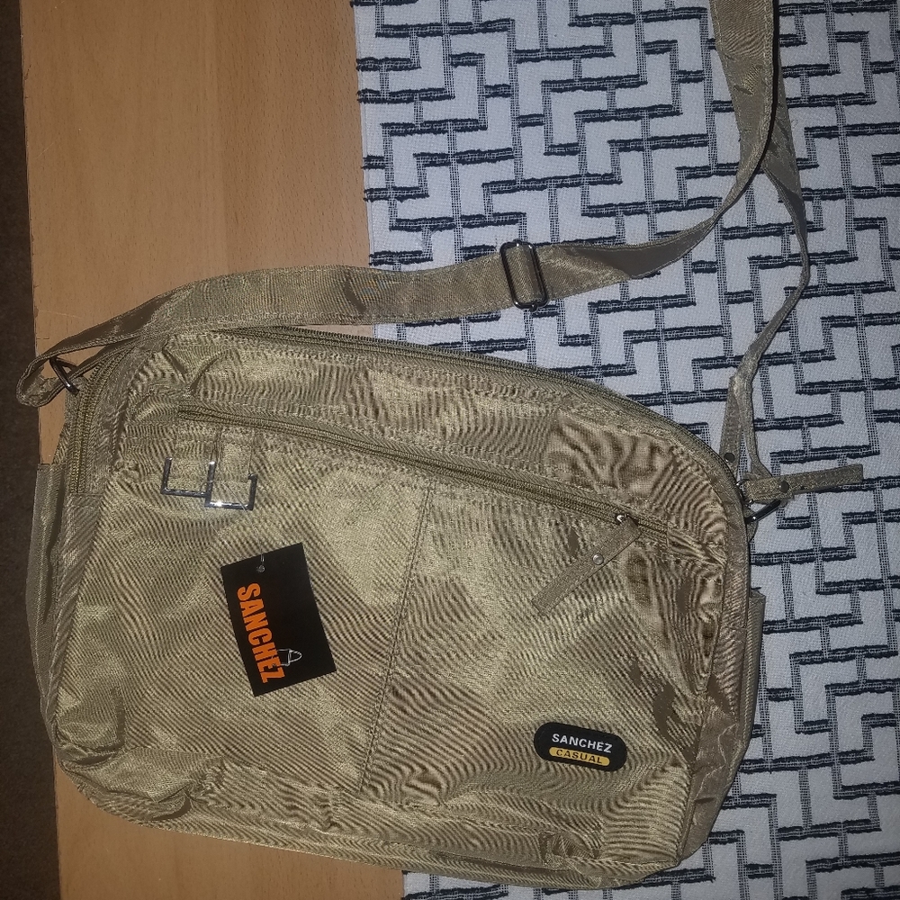 Polyester laptop bag/messenger bag